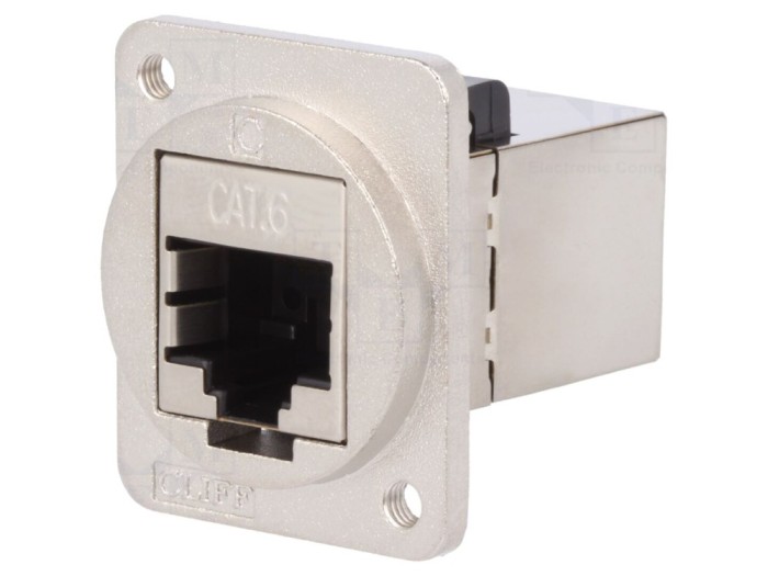 Conector adaptor ecranat Cat 6 8p8c