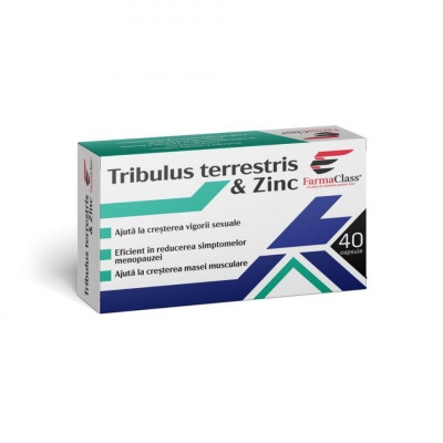 TRIBULUS TERRESTRIS &amp;amp; ZINC 40cps (blister) FARMA CLASS foto