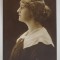 A.S.R. PRINTESA ELISABETA , IN ROCHIE NEAGRA CU GULER ALB , COLECTIA MANDY , CARTE POSTALA , INTERBELICA