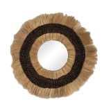 Cumpara ieftin Oglinda Verone abaca culoare naturala 80x80x5 cm