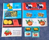 lot 11 etichete vechi compot anii 60-80