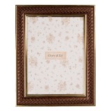 Cumpara ieftin Rama foto masa plastic maro auriu 18x2x23 cm, 13x18 cm