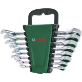 Bosch 1600A027PS - Set chei combinate 8-19 mm 8 bucati clichet reversibil