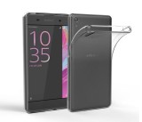 Husa Silicon Sony Xperia Z5+ Clear Grey Ultra Thin