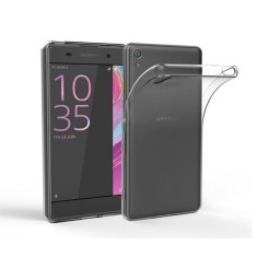 Husa Silicon Sony Xperia Z5+ Clear Grey Ultra Thin