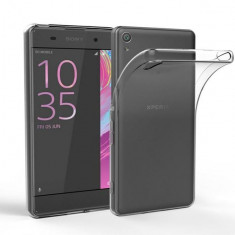 Husa Silicon Sony Xperia Z5+ Clear Grey Ultra Thin