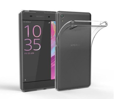 Husa Silicon Sony Xperia Z5+ Clear Grey Ultra Thin foto