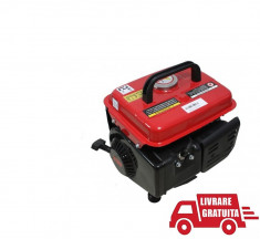 Generator Curent Electric Monofazic Benzina 900W Autonomie 6 Ore foto