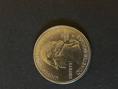 QUARTER DOLLAR din 1999 editie limitata cu eroare de matrita foto