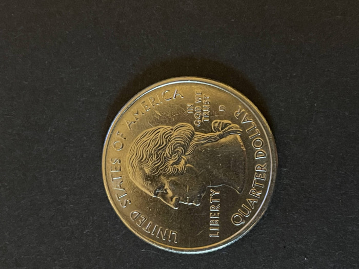 QUARTER DOLLAR din 1999 editie limitata cu eroare de matrita