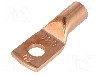Terminal tip inelar tubular, pentru surub M5, ERGOM - KM10/5