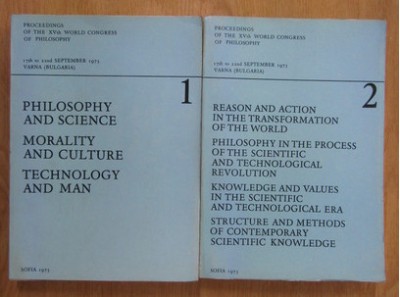 Philosophy and Science, Morality and Culture, Technology and Man (2 volume) foto