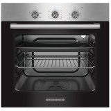 Cuptor incorporabil electric Heinner HBO-S624LTG-IX, 62 l, 4 functii, grill, clasa A, inox