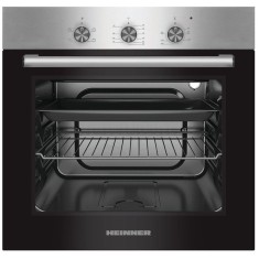 Cuptor incorporabil electric Heinner HBO-S624LTG-IX, 62 l, 4 functii, grill, clasa A, inox