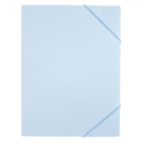 Mapă Carton, Model Reliefat, Culoare Bleu, Dimensiuni 24x31 cm, Cu Elastic, Oem