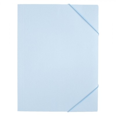 Mapă Carton, Model Reliefat, Culoare Bleu, Dimensiuni 24x31 cm, Cu Elastic foto