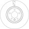 TRW DF6954S Disc frana