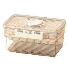 Forma de Gheata, Cyrax, Doua Straturi, Inchidere Etans, din PP+PET, 19 x 12 x 9.5 cm, Bej