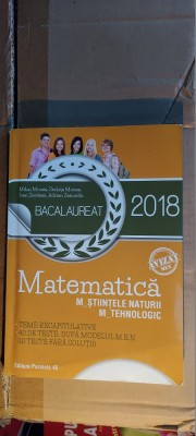 MATEMATICA M STIINTELE NATURI , M TEHNOLOGIC TEME RECAPITULATIVE SERDEAN foto