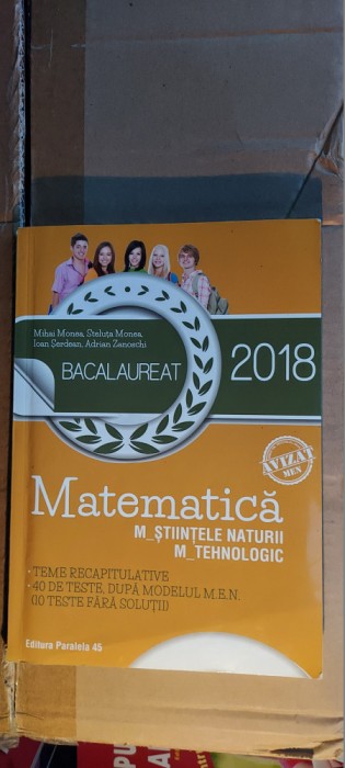 MATEMATICA M STIINTELE NATURI , M TEHNOLOGIC TEME RECAPITULATIVE SERDEAN