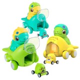 Set Masinuta Dinozaur Colorate , zPress Eject, , diverse culori