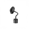 Suport Auto Telefon Universal Xo, Prindere Suport Pahar, Brat Flexibil 38cm, Negru