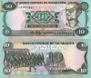 Bancnota Nicaragua 10 Cordobas 1985 UNC, America, Colectie Numismatica