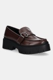 HUGO mocasini Kris culoarea maro, cu platforma, 50548196