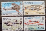 Tuvalu 1998 avioane, aviație serie 4v nestampilate