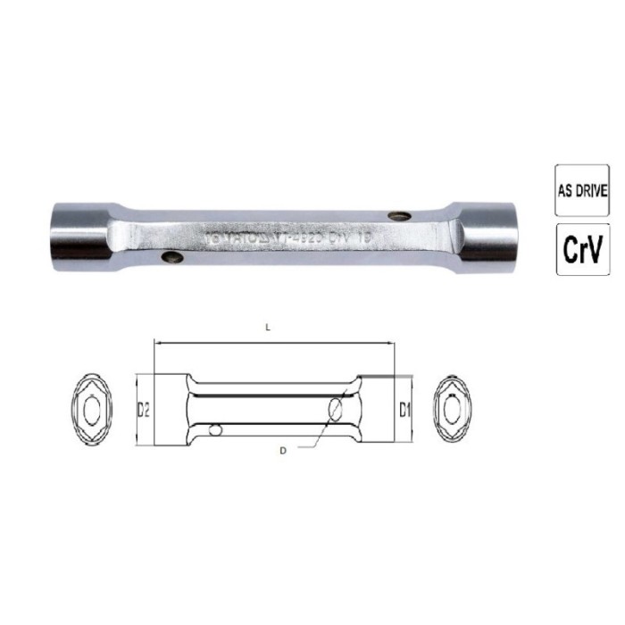 YATO Cheie pentru tevi 18X19 mm
