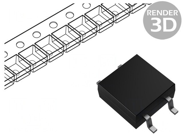 Releu semiconductor SPST-NO 1700mA 60VAC 60VDC SMT
