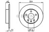 Disc frana OPEL ZAFIRA A (F75) (1999 - 2005) BOSCH 0 986 478 884