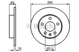 Disc frana OPEL CORSA C (F08, F68) (2000 - 2009) BOSCH 0 986 478 884