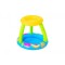 Piscina gonflabila pentru copii, rotunda, cu acoperis, albastru, 94x89x79 cm, Bestway Fruit