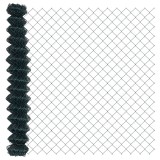 VidaXL Gard cu plasă de s&acirc;rmă Verde 10 x 1.6 m Oțel 42004777
