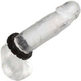 Calexotics-Alpha Inel Prolongator din Silicon Lichid Negru