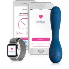 Vibrator Blue Motion Nex 2 Bluetooth Control Free App Silicon Albastru