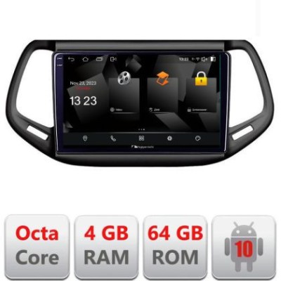 Navigatie Jeep Compass 2017 5510-739 Android Octa Core 720p 4+64 DSP 360 camera carplay android auto CarStore Technology foto