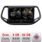 Navigatie Jeep Compass 2017 5510-739 Android Octa Core 720p 4+64 DSP 360 camera carplay android auto CarStore Technology