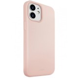 Husa TPU UNIQ Lino pentru Apple iPhone 12 mini, Roz