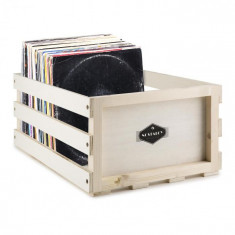 Auna NOSTALGIE BY RECORD BOX WD, cutie pentru discuri, lemn foto
