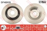 Disc frana AUDI A6 Avant (4F5, C6) (2005 - 2011) TRW DF4893S