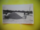 HOPCT 402 B DUPA SECERIS-ROMANIA VIATA LA TARA-FOTOGRAFIE VECHE TIP 1/2 CP, Romania 1900 - 1950, Portrete