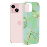Cumpara ieftin Husa iPhone 15 silicon Marble Verde