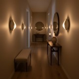 Aplica LED Decorativa CONCHA, 30x35cm, 1xE27, Polistiren, Alb