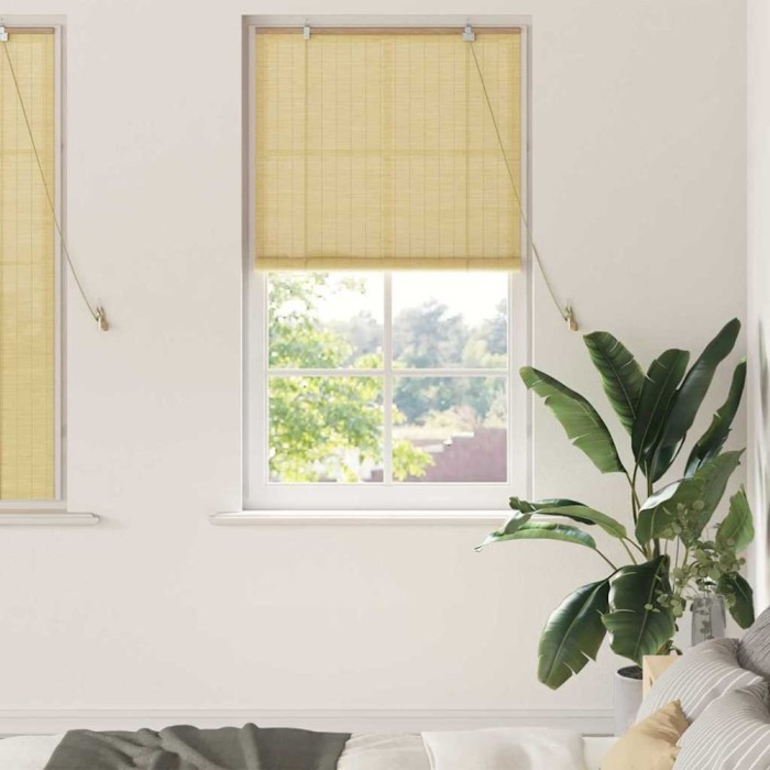 Jaluzele și Rulouri pentru Fereastră natural 80 x 160 cm Bambus
