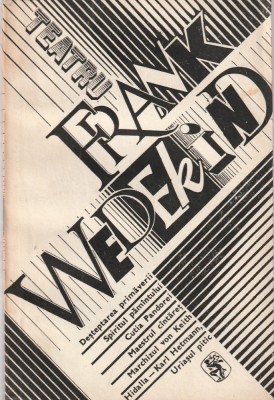 FRANK WEDEKIND - TEATRU foto