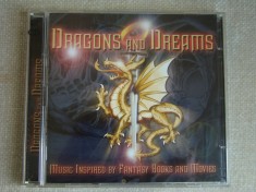 DRAGONS AND DREAMS - Muzica Rock din Filme - 2 C D Original ca NOI