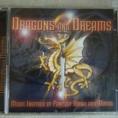 DRAGONS AND DREAMS - Muzica Rock din Filme - 2 C D Original ca NOI