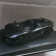 Macheta Lamborghini Aventador J Roadster 2012 negru - AutoArt 1/43